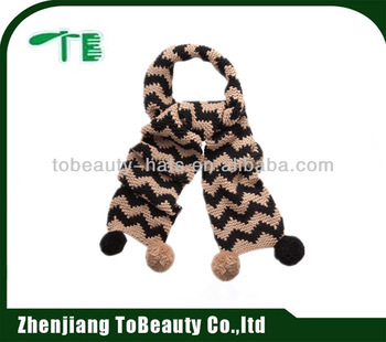 cute knitted scarf for younger
