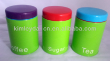Bulk Tea Coffee Sugar Sealing Food Storage Can Kitchen Tea Coffee Sugar Canisters