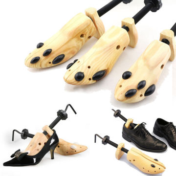 BSAID 1 Piece Shoes Stretcher Wooden Shoe Tree Shaper Rack,Wood Adjustable Zapatos De Homb Expander Trees Size S/M/L Man Women