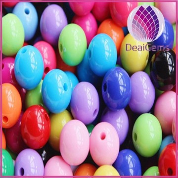 Wholesale acrylic solid color round bead bead, Candy bead
