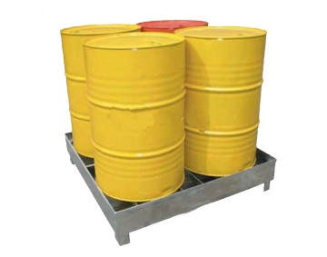 China Hot Sale 2 Drum 4 Drum Oil Spill Containment Pallet Spill Deck Spill Tray