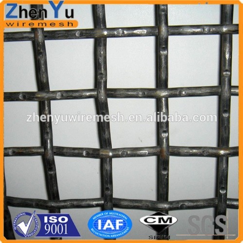 crimped 304 stainless steel wire crimped wire mesh(square hole,crimped wire)