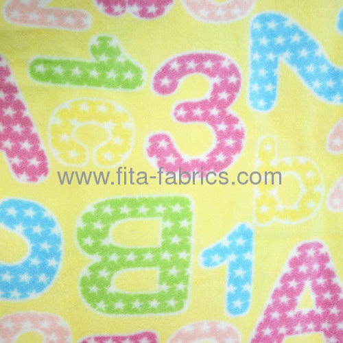 Good Printed Polyester Micro Polar Fleece Supplying 