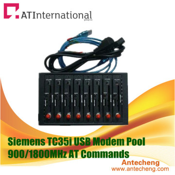 Cinterion TC35I 8 Ports USB GPRS Modem Pool Support at Commands