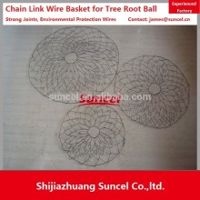 Suncel chain link Rootball Wire Mesh Basket for Tree Transplant/tree wire basket