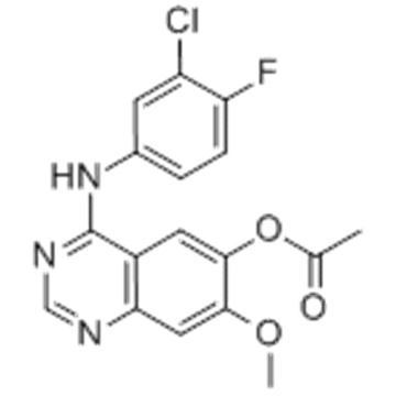 Bezeichnung: 6-Chinazolinol, 4 - [(3-Chlor-4-fluorphenyl) amino] -7-methoxy-, 6-acetat, Hydrochlorid (1: 1) CAS 184475-70-5