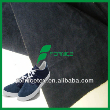100% viscose double flocking casual shoe fabric