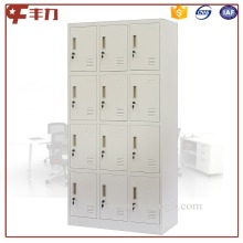 12 doors steel locker,used school locker,air vent wardrobe locker