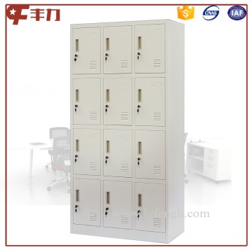 12 doors steel locker,used school locker,air vent wardrobe locker