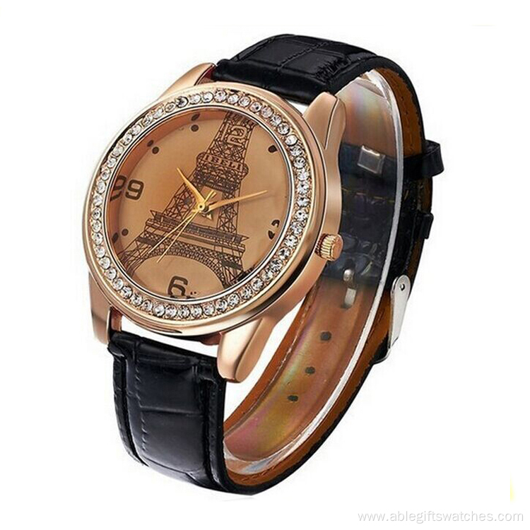 Eiffel Towe Rhinestone Watch