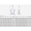 Konkurrenzfähiger Preis über Gewicht Stahl Fall Spek Anker