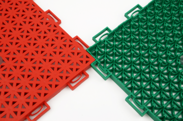 Outdoor portable basketball interlocking flooring