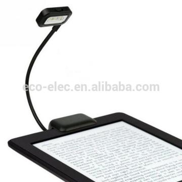 Black 3 LED Clip-On Reading Light for Nook, eBook Readers, Tablet, Book, Textbook