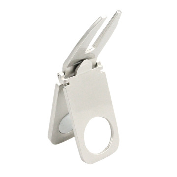 Custom Logo Metal Switchblade Pitch Fork Tool | Golf Accessories Ball Marker Divot Tool with Magnetic Clip