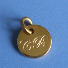 Metal Gold Pendant (AS-MP-LU-063)