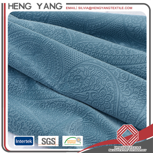 100% Polyester Warp Knitted Fashion Burnout Fabric For Home Textile