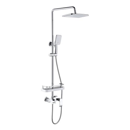 Shower Mixer With Square Shower Spray