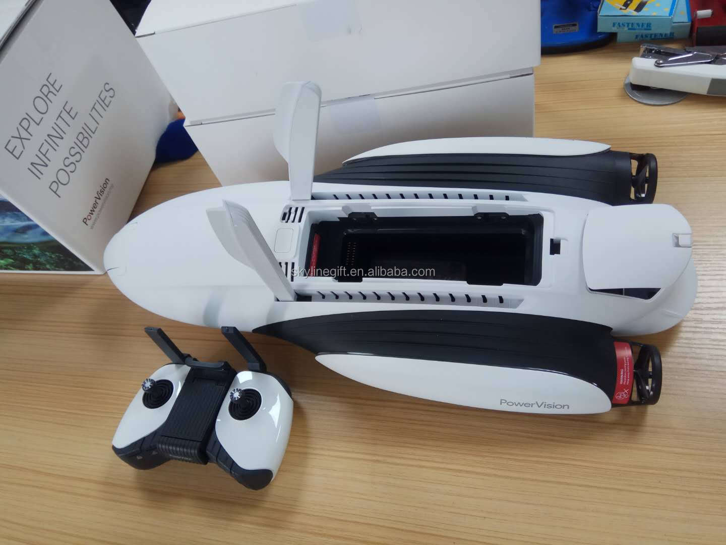 Powervision underwater Drone PowerDolphin Wizard Power Dophin Wireless Underwater Robert with 12MP 4K Camera