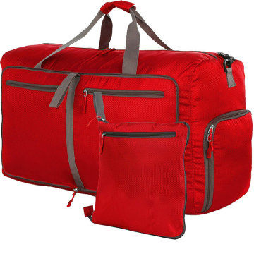 Weekender Red Duffle Yoga Sports Bag