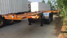 40ft Container Transportation Skeleton 3 Axles Semi Trailer