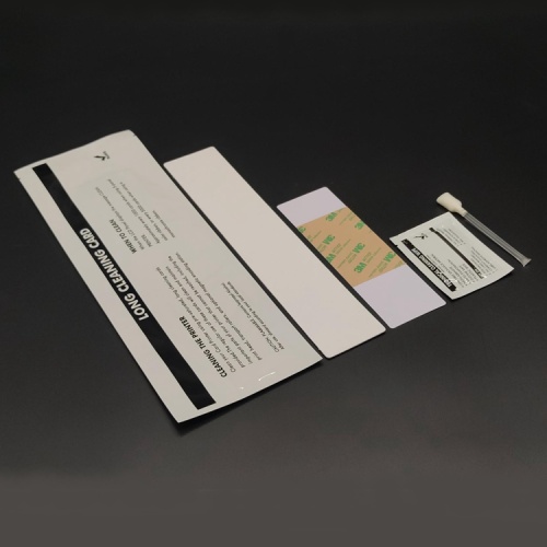 Swabs e almofadas de limpeza de cabeçote de impressão cartões de limpeza adesiva