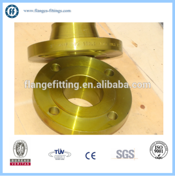 Yellow colour painted Flanges
