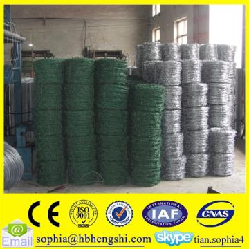 cheap hot dipped galvanized barbed wire fence/hot dipped galvanized barbed wire mesh/hot dipped galvanized barbed wire roll