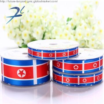 Wholesale Flag Series Satin Ribbon for packing gifs