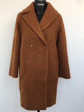 Camel Women's Winter Knitted Long Coat