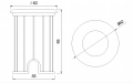 2W IP68 LED Recessed Pool Light kalis air