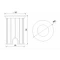 2W IP68 LED Recessed पूल लाइट वाटरप्रूफ