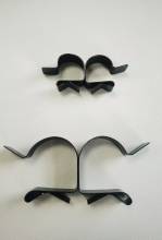 Aluminum alloy extrusion black anodized locks