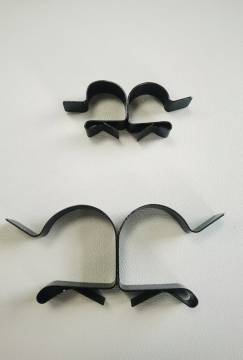 Aluminum alloy extrusion black anodized locks