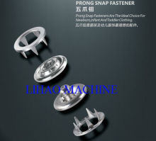 molding press for prong snap button, such as stud, socket, snap