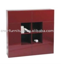 combined wood cabinet