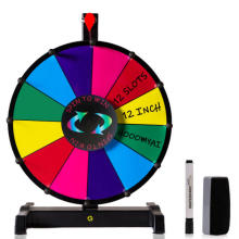 Wholesale 12 Inches Prize Wheel with plastic base