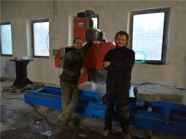HIZAR HEC3000H manual granite marble slab stone cutting machine