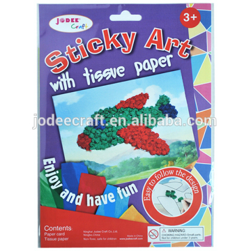 DIY tissue paper art my first tissue paper creations