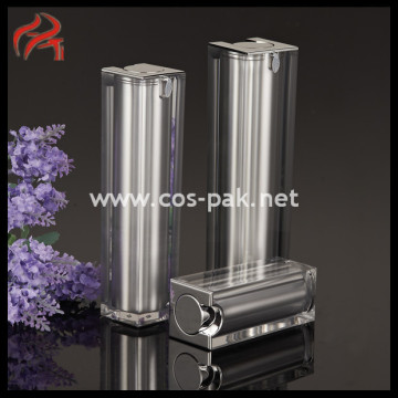 Silver Airless Pump Bottle