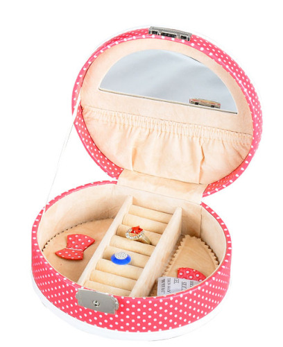 High-taste pink paper jewelry box