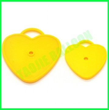 15 Gram Heart Shape Plastic Balloon Weight