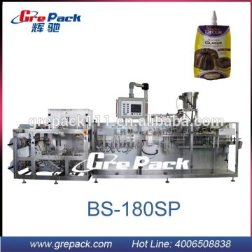 liquid/paste spouted pouch making and filling machines