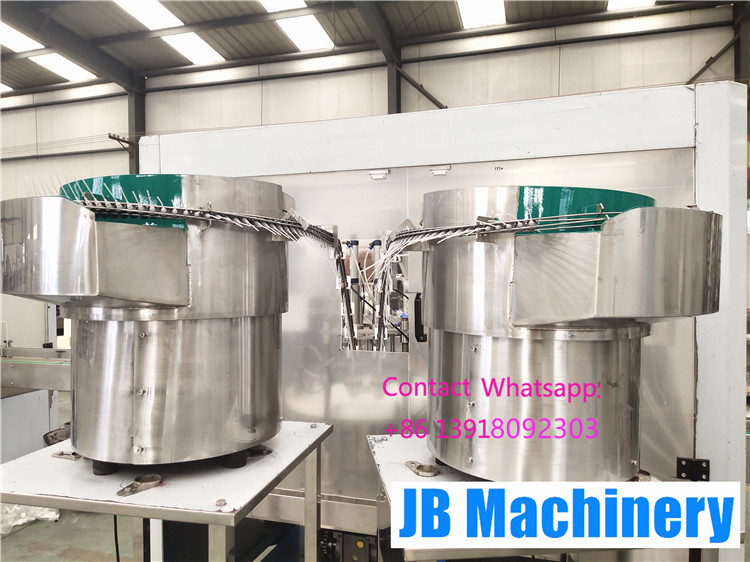 JB-PX4 China Factory Price 4 Heads spray Bottle pump bottle Filling Capping Labeling machine Line