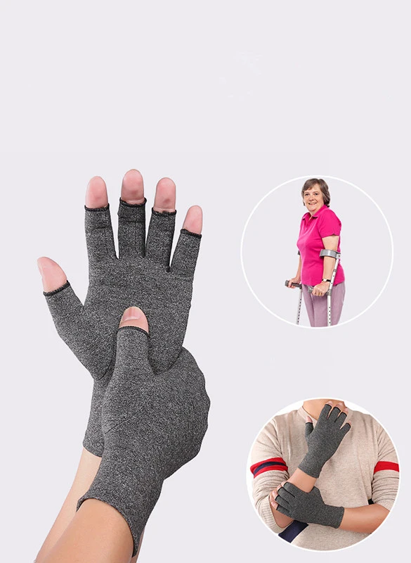 Indoor Men's and Women's Open Fingered Pressure Gloves