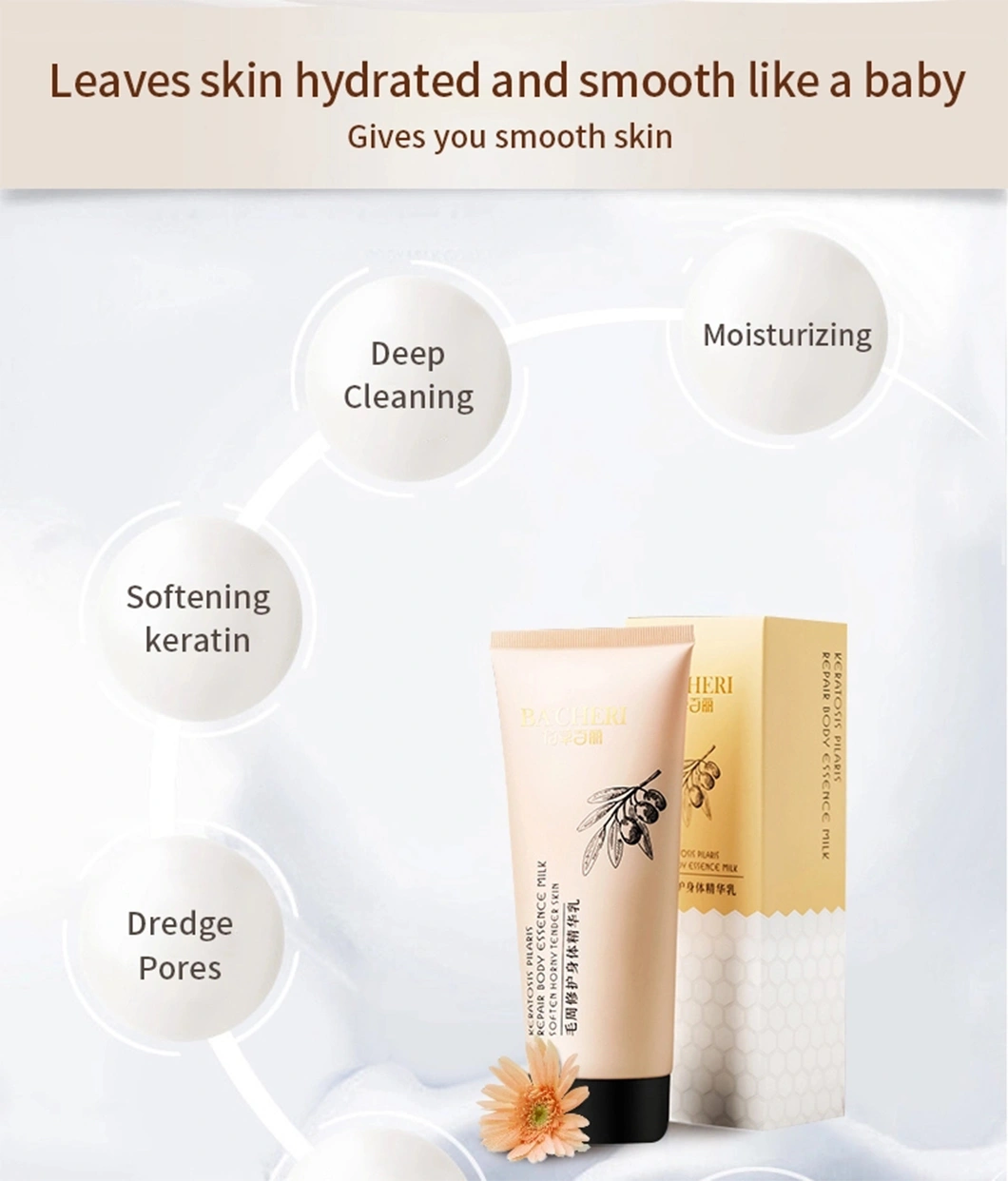 Wholesale Hotel Cosmetics Body Lotion Skin Whitening for Dry Skin