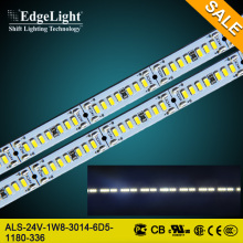 Edgelight China wholesale best quality aluminum 6500K vertical led strip for advertising in market