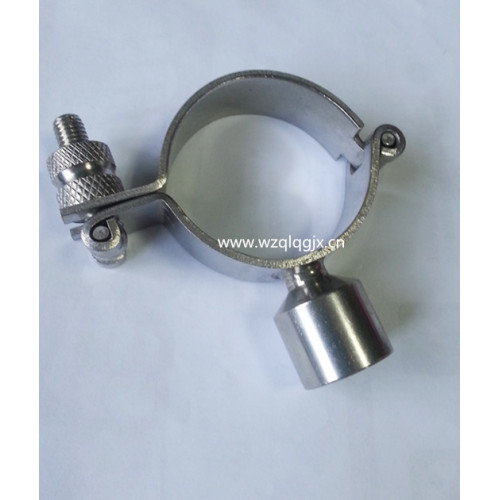 Sanitary Fitting Round Pipe Holder with Handle