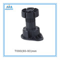 Adjustable Kitchen Leg dengan Clip (100-130) pak 4