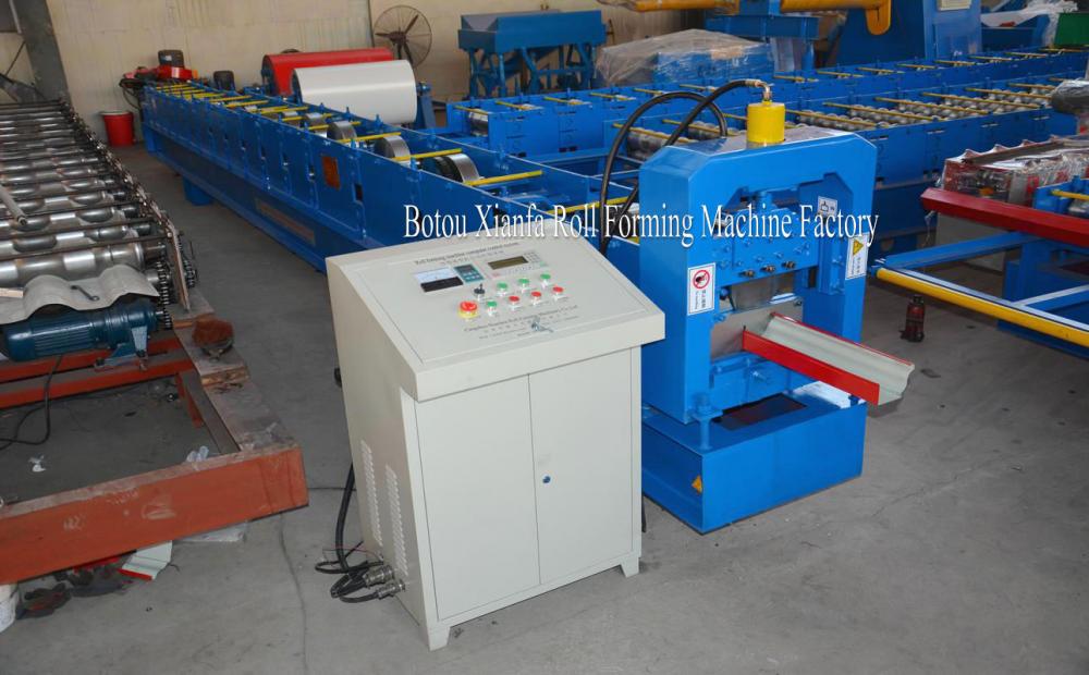 Round Square Rain Gutter Roll Forming Machine