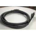 Abgeschirmtes CAT8-Ethernet-Kabel mit vergoldetem RJ45